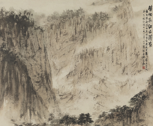 《待細(xì)把江山圖畫(huà)》100×111.5cm，1961年